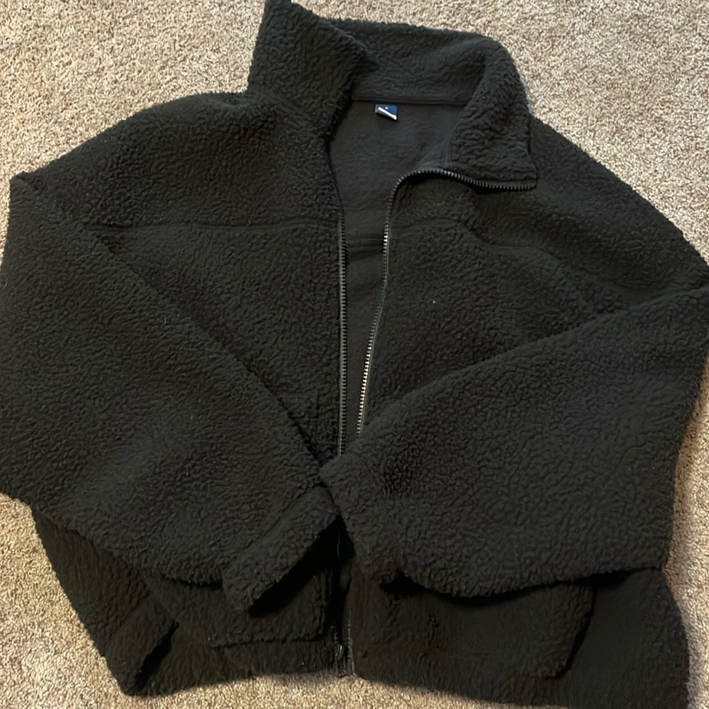 Sherpa old navy jacket